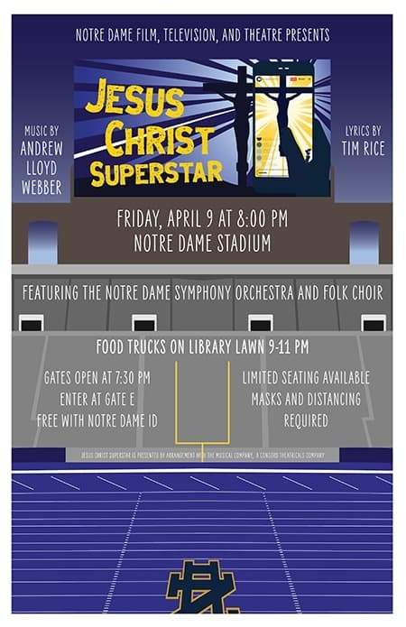 Jesus Christ Superstar Concert Poster
