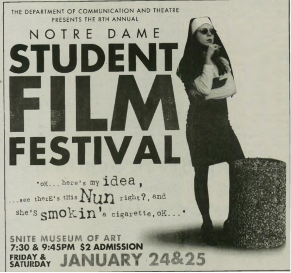 8th annual notre dame student film festival image