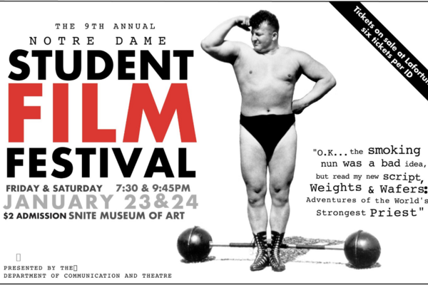 9th annual notre dame student film festival image