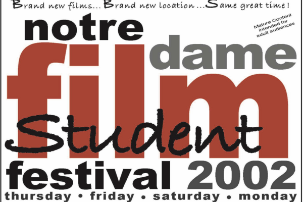 13th annual notre dame student film festival image