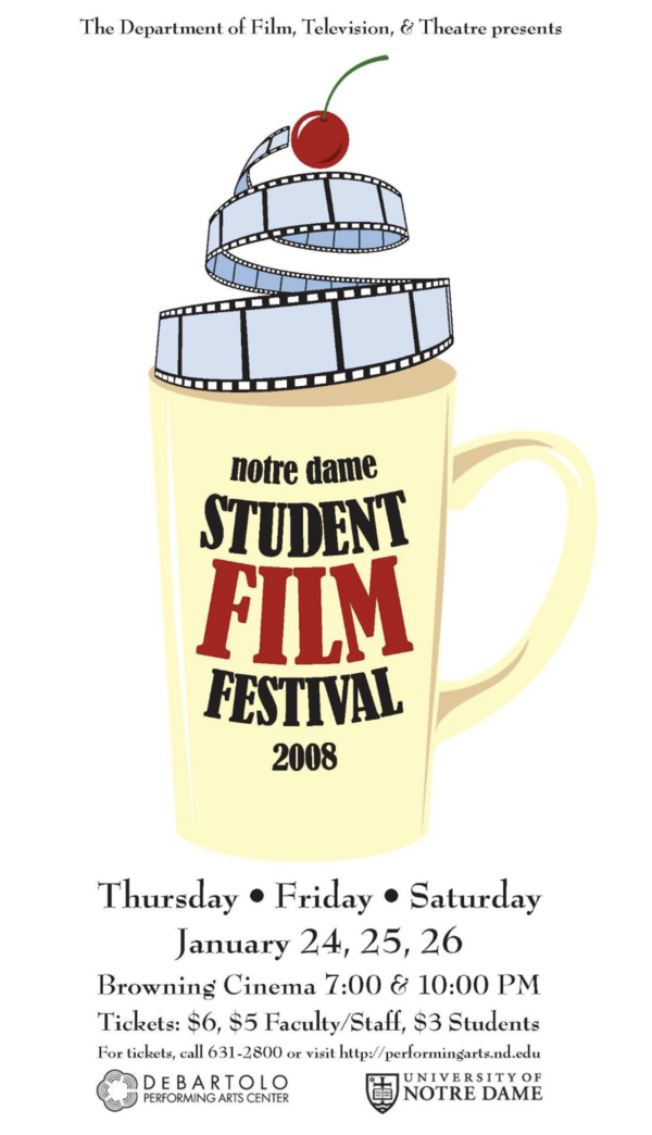 19th annual notre dame student film festival image