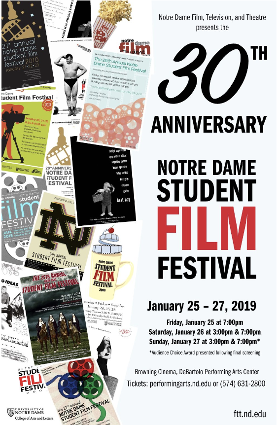 30th annual notre dame student film festival image