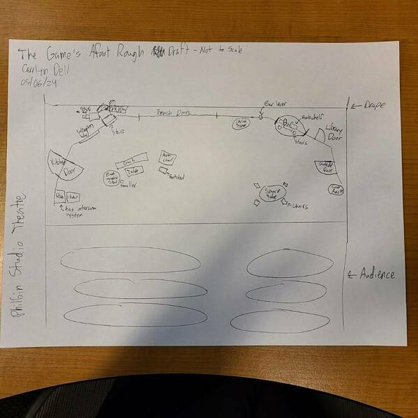 The Game's Afoot Rough Sketch
